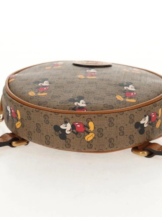 GUCCI Micro GG Supreme Disney Mini Backpack PVC Beige 603730 Auth 146074SM main image 9